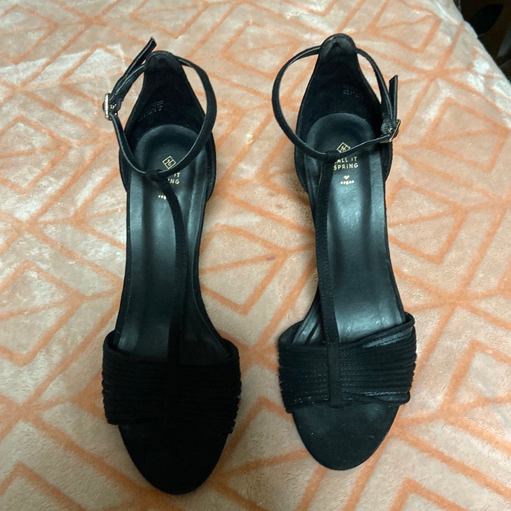 Calzado para damas usado tacón 8.5 negros